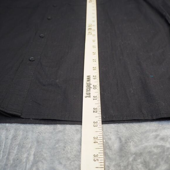 NWT Dickies Flex Ripstop Work Shirt Men's Sz 2XL Relaxed‎ Fit Black Button Down - Picture 5 of 11